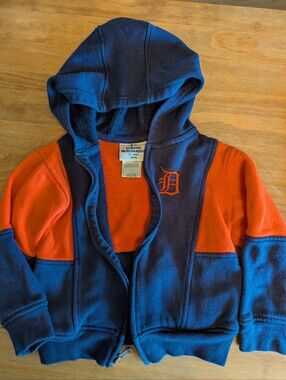 Toddler Detroit Tigers Zip Up Hoodie